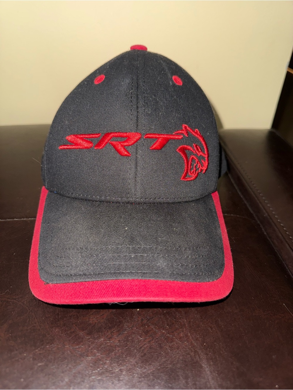Dodge Hellcat SRT Embroidered Black & Red Baseball Cap - never worn